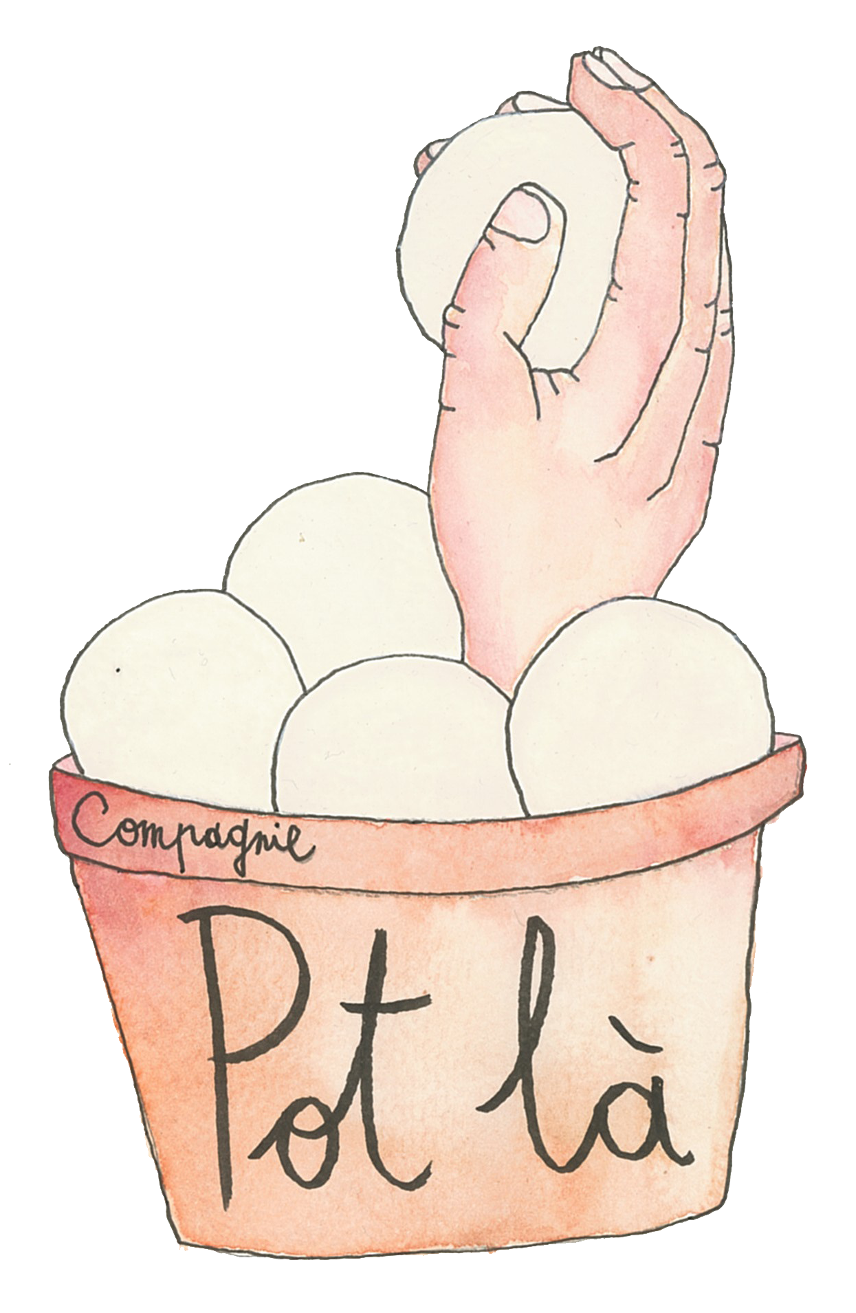 Site de la Compagnie Pot là, en construction